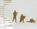 Soldier Vinyl Decals Silhouette Modern Wall Art Sticker